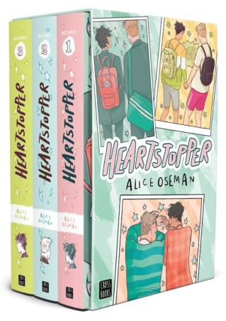 ESTUCHE HEARTSTOPPER VOL. 1, 2 y 3 de ALICE OSEMAN