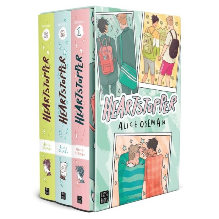 ESTUCHE HEARTSTOPPER VOL. 1, 2 y 3 de ALICE OSEMAN