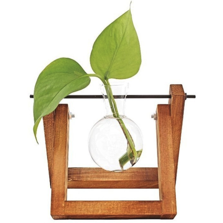 BASE PARA PLANTA EN SOPORTE DE MADERA LILLY