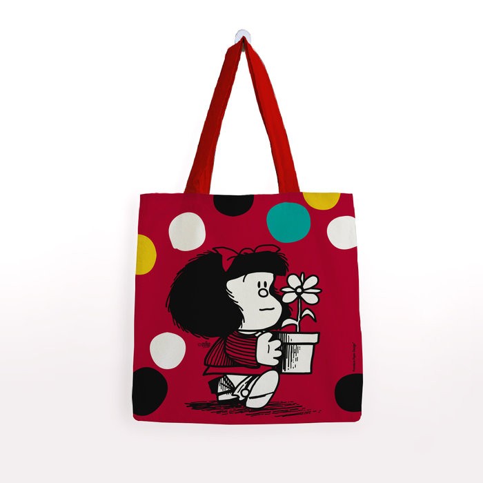 BOLSA ALGODON MAFALDA MEDIANA-PLANTA