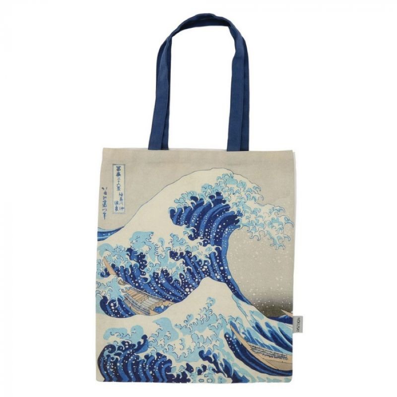 Bolsa Tela Algodón La Gran Ola Hokusai | Compra Online