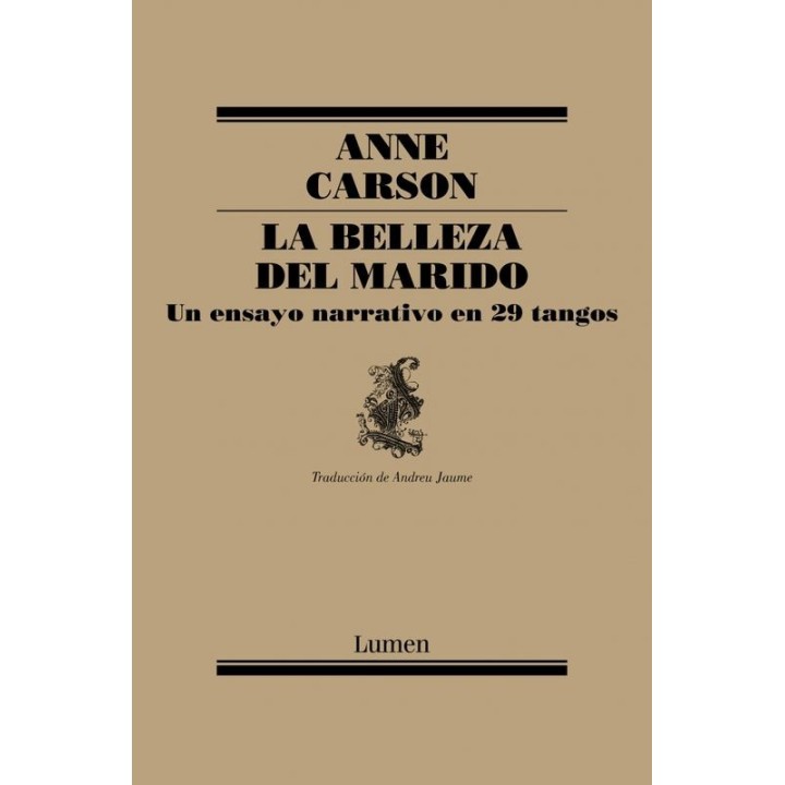 La Belleza del Marido - Anne Carson | Lumen