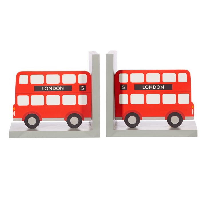SUJETALIBROS AUTOBUS LONDINENSE (PAREJA)