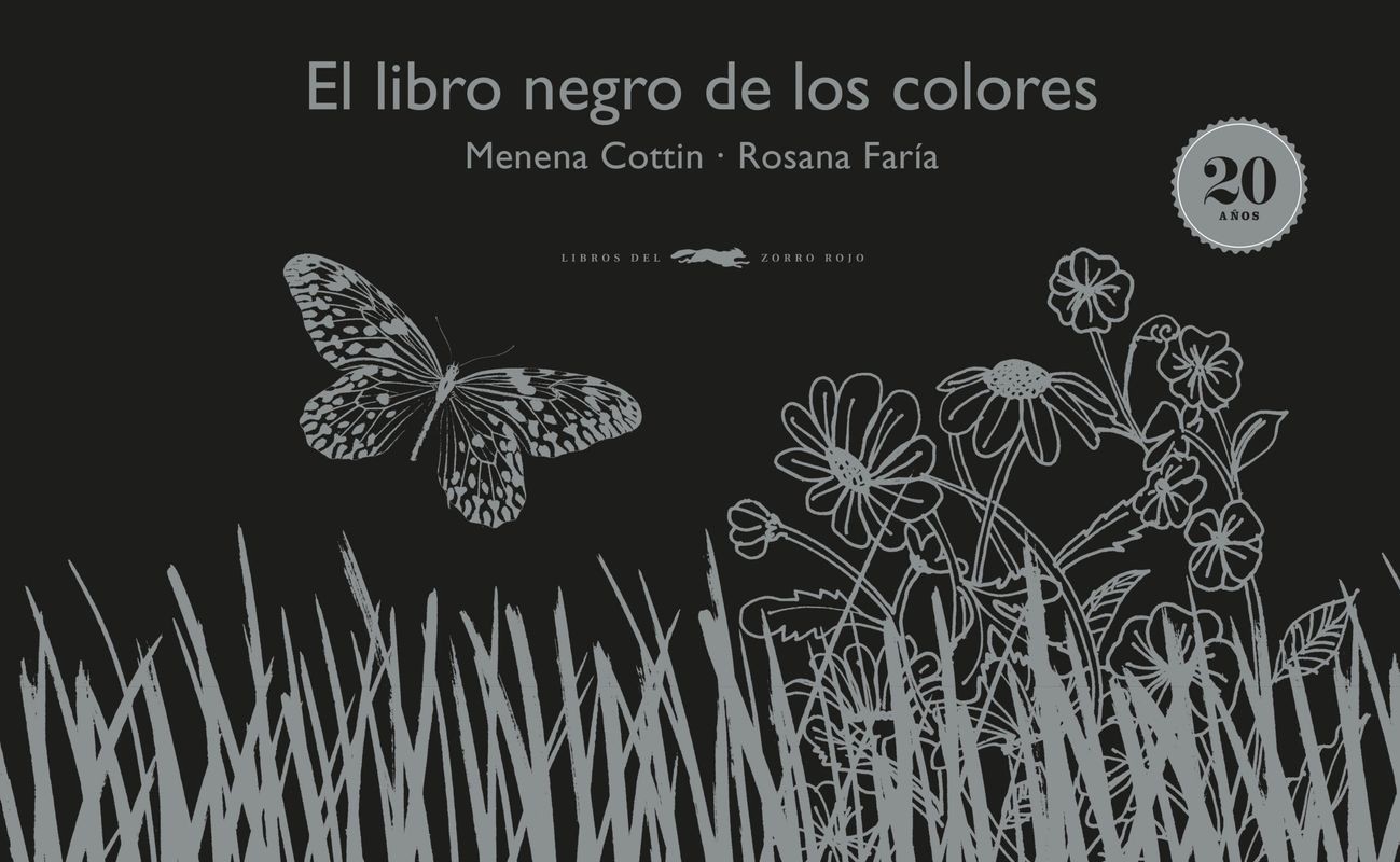 EL LIBRO NEGRO DE LOS COLORES de MENENA COTTIN y ROSANA FARÍA - álbum ilustrado | EGE Llibres