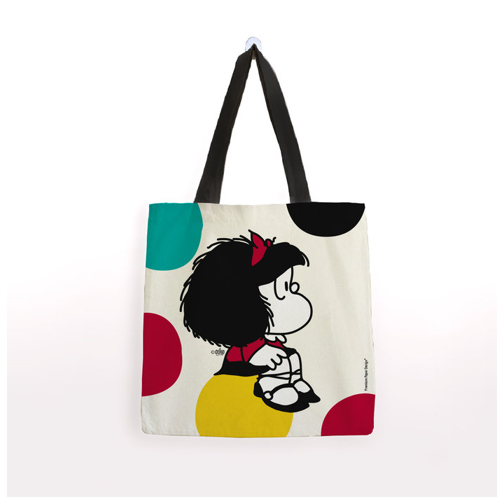 BOLSA ALGODON MAFALDA MEDIANA-SOBRE PELOTA