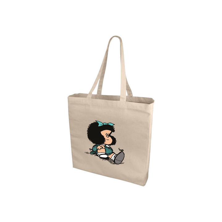 BOLSA TOTE ALGODON MAFALDA CURIOSA