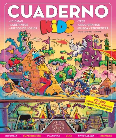 CUADERNO KIDS VOL 3 de DANIEL LÓPEZ VALLE y ÀLEX RED