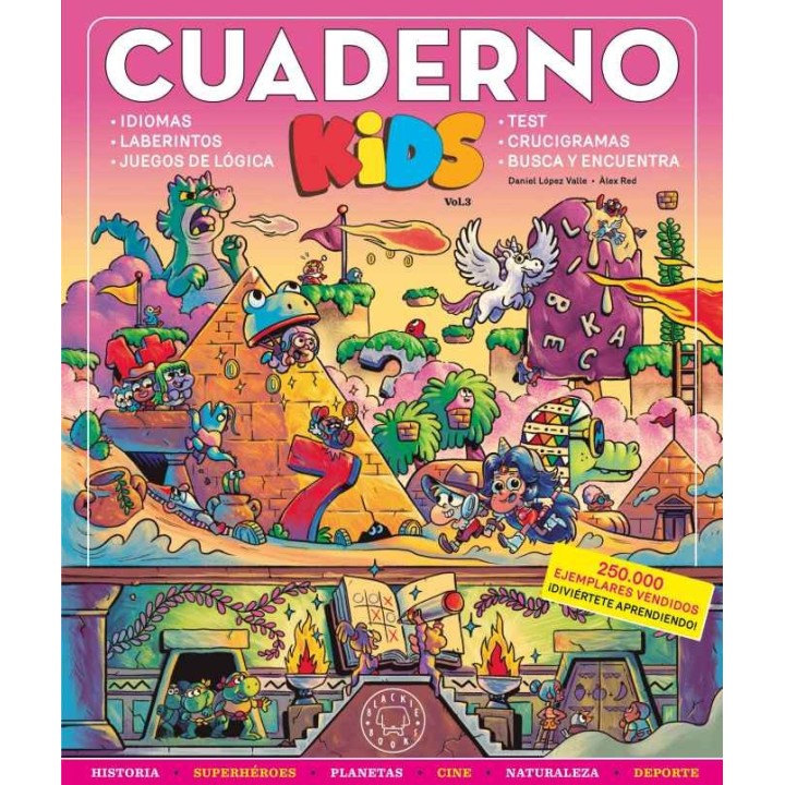CUADERNO KIDS VOL 3 de DANIEL LÓPEZ VALLE y ÀLEX RED