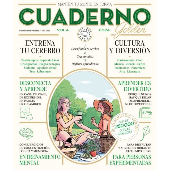 CUADERNO GOLDEN BLACKIE BOOKS VOL 4 de MARÍA LÓPEZ VILLODRES y PAU VALLS