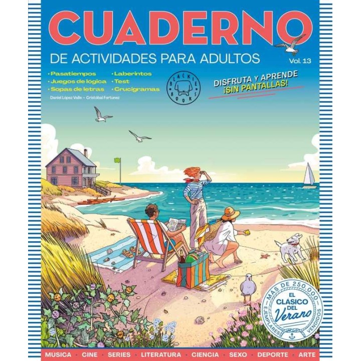 CUADERNO DE ACTIVIDADES PARA ADULTOS BLACKIE BOOKS de DANIEL LÓPEZ VALLE y CRISTÓBAL FORTÚNEZ