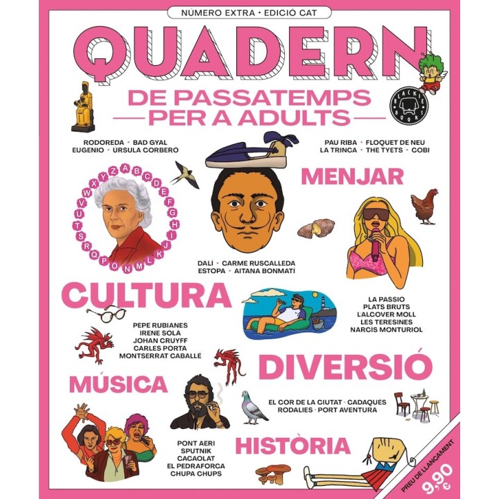 QUADERN BLACKIE DE PASSATEMPS PER A ADULTS