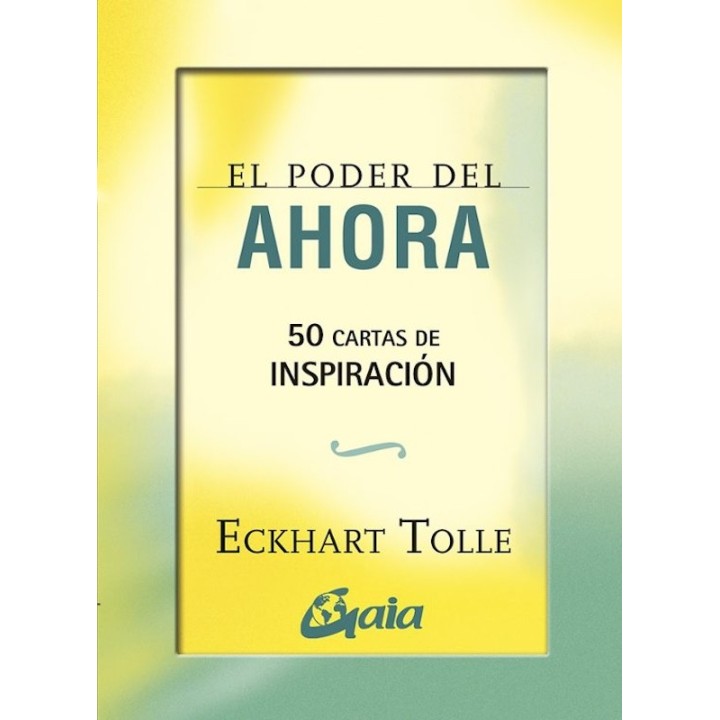 EL PODER DEL AHORA, 50 CARTAS DE INSPIRACION de ECKHART TOLLE
