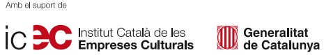 Amb el suport de l’Institut Català de les Empreses Culturals i la Generalitat de Catalunya